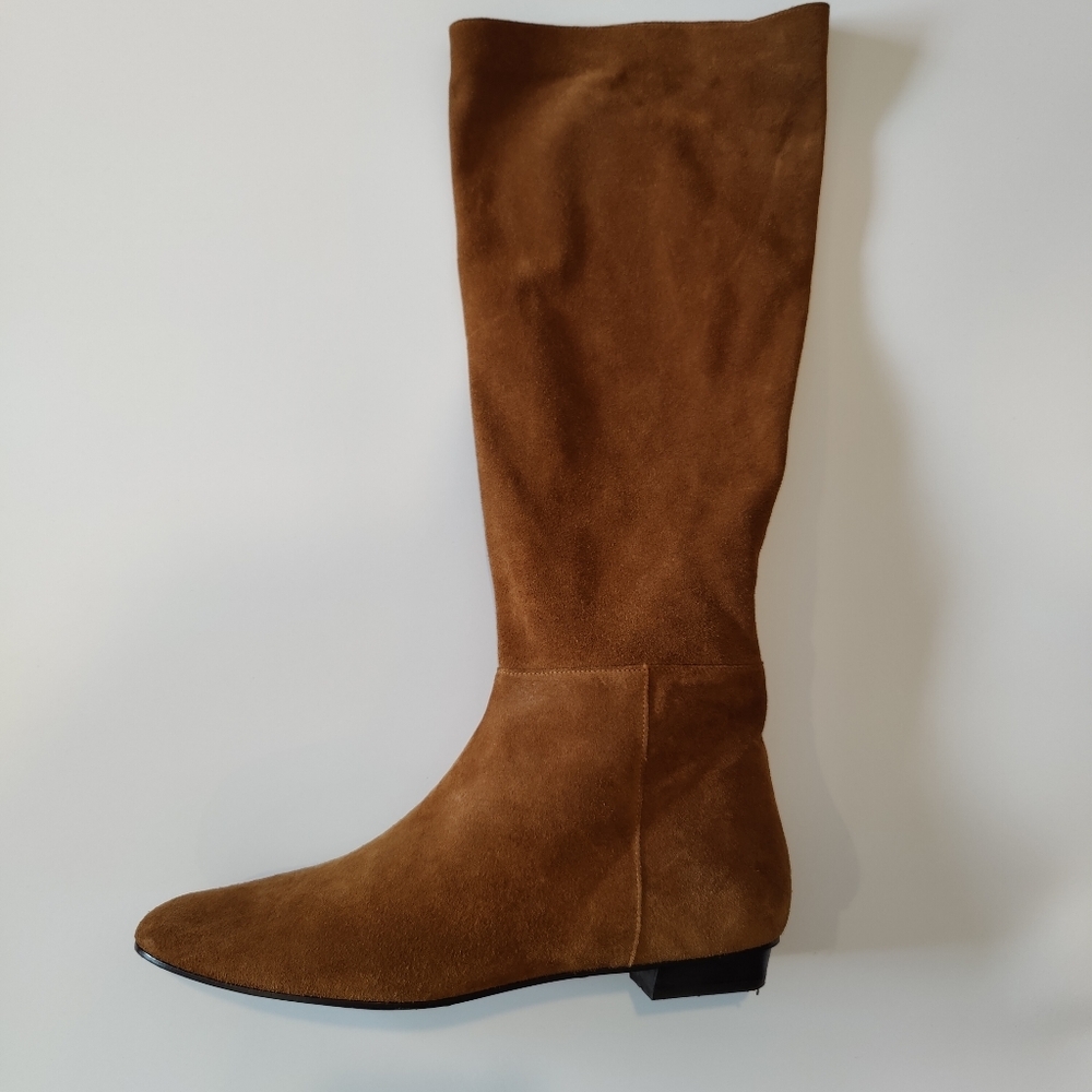 Delman Suede Leather Knee High Boots